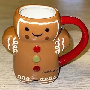 New St. Nicholas Square Kohl’s Gingerbread Bakery Gingerbread Man Christmas Mug